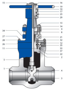 pressure-seal-gate-valve