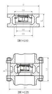 wafer-rising-check-valve