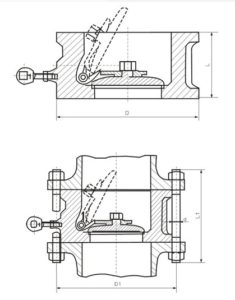 single-disc-swing-wafer-check-valve