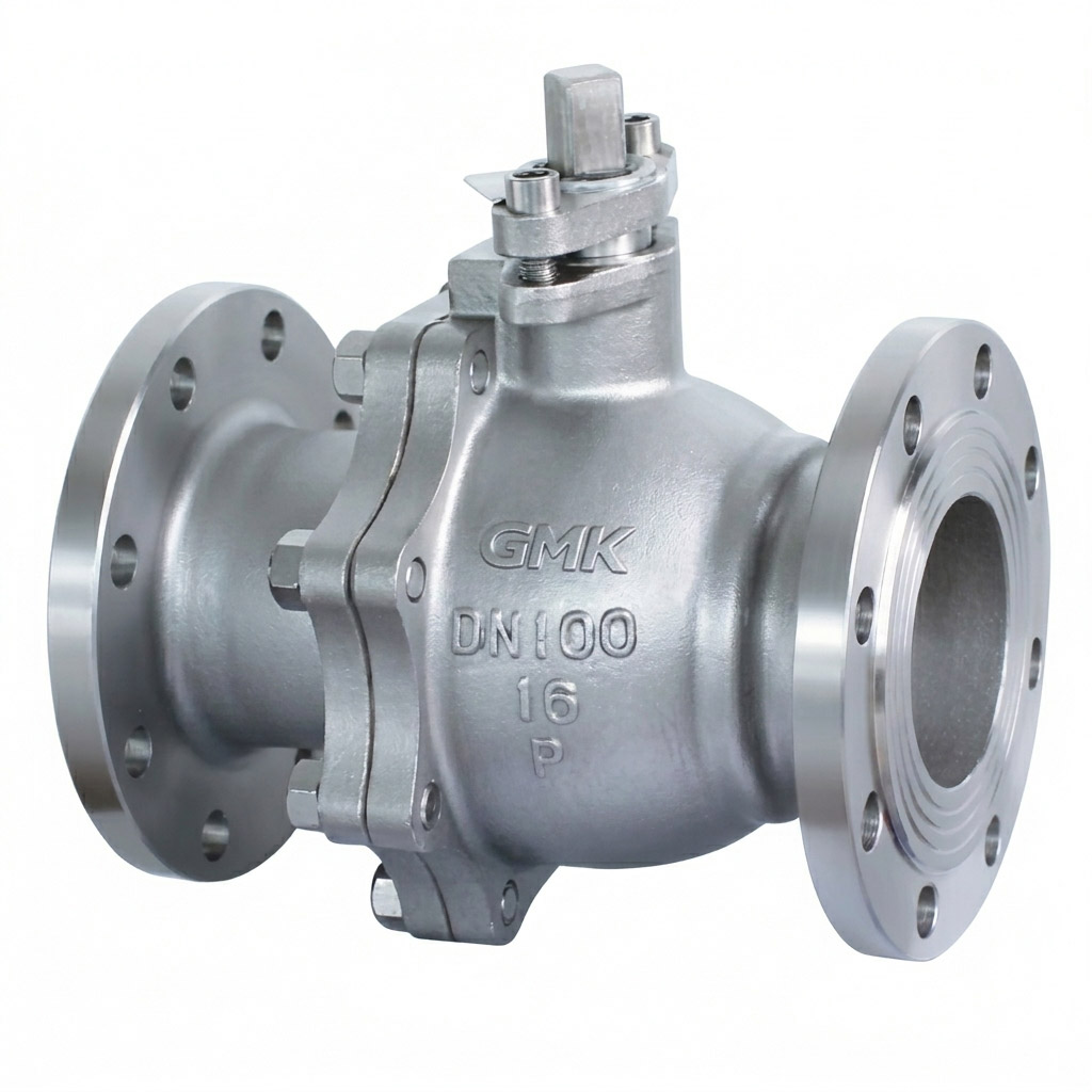DIN Stainless Steel Ball Valve with PTFE Seat for Industrial Pipeline Applications