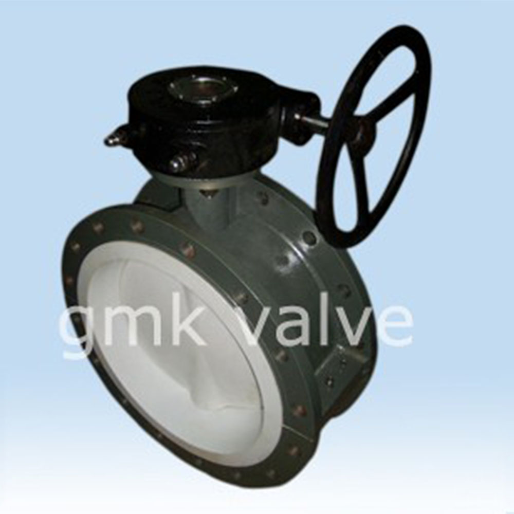short-double-flange-fully-lined-butterfly-valve