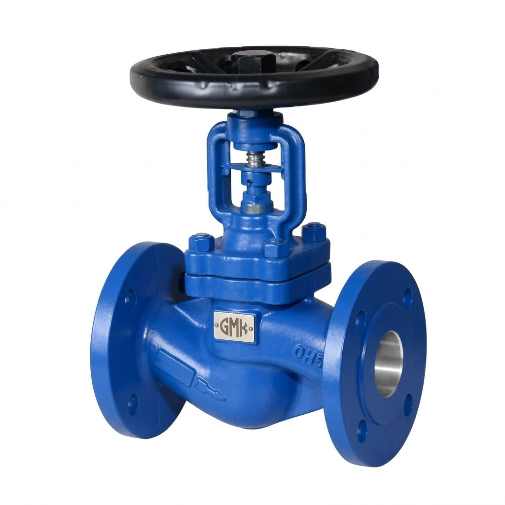 DIN Bellows Seal Globe Valve Manufacturer by GMK VALVE