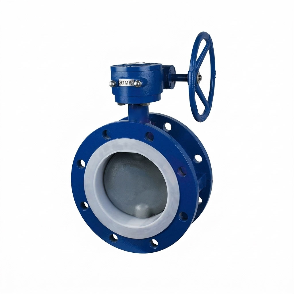 PFA Lined Butterfly Valve for Corrosive Chemical Applications