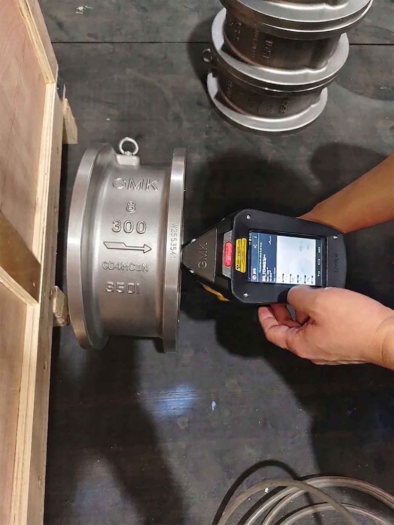 8 Inch 300LB CD4MCU Dual Plate Check Valve GMK