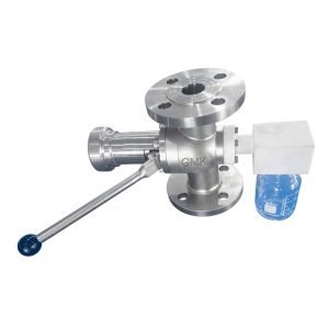 Vertical Press Type Needle Core Sampling Valve by GMK VALVE