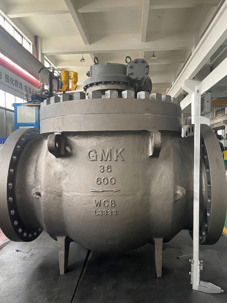36 inch Class 600 WCB industrial ball valve